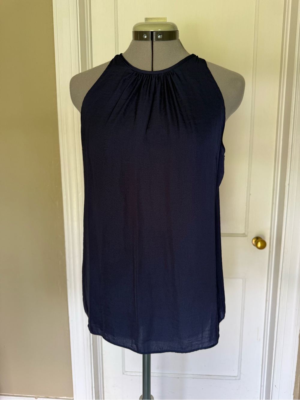 Old Navy Sleeveless Navy Silky Women's Top
